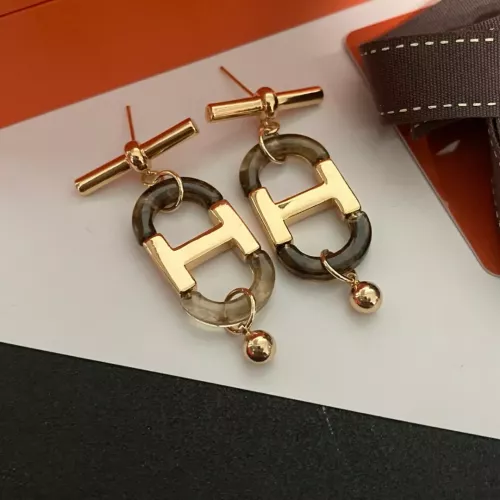 Hermes Earrings For Women #1350860 $39.00 USD, Wholesale Replica Hermes Earrings