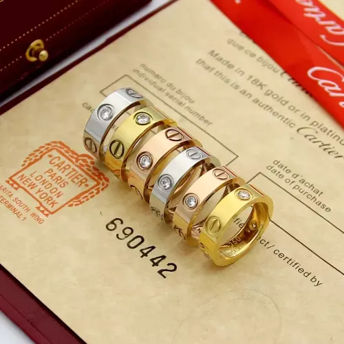 Replica Cartier Rings In Gold For Unisex #1350872 $23.00 USD for Wholesale