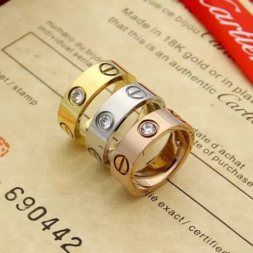 Replica Cartier Rings In Gold For Unisex #1350872 $23.00 USD for Wholesale