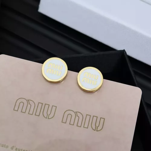 MIU MIU Earrings For Women #1350882 $27.00 USD, Wholesale Replica MIU MIU Earrings