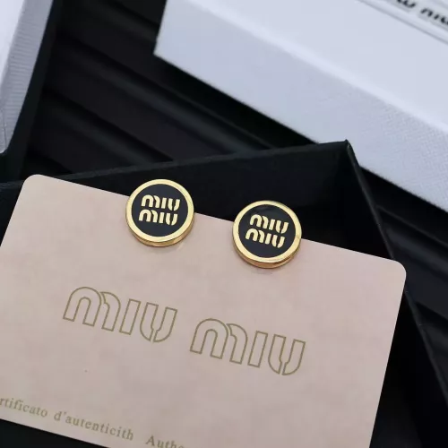 MIU MIU Earrings For Women #1350884 $27.00 USD, Wholesale Replica MIU MIU Earrings