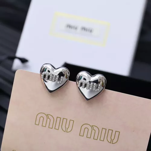MIU MIU Earrings For Women #1350888 $25.00 USD, Wholesale Replica MIU MIU Earrings