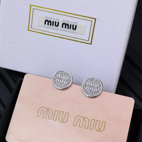 MIU MIU Earrings For Women #1350893 $27.00 USD, Wholesale Replica MIU MIU Earrings