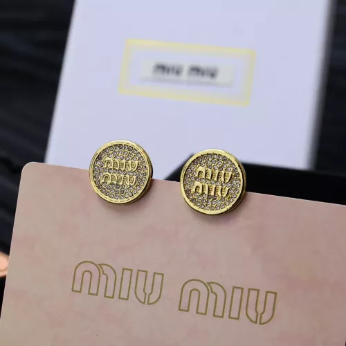 MIU MIU Earrings For Women #1350894 $27.00 USD, Wholesale Replica MIU MIU Earrings