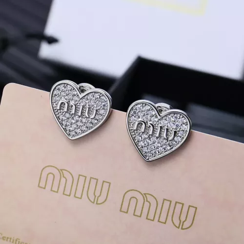 MIU MIU Earrings For Women #1350896 $27.00 USD, Wholesale Replica MIU MIU Earrings