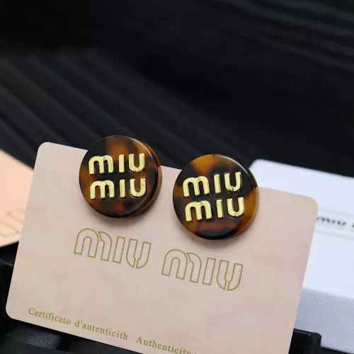 MIU MIU Earrings For Women #1350899 $29.00 USD, Wholesale Replica MIU MIU Earrings