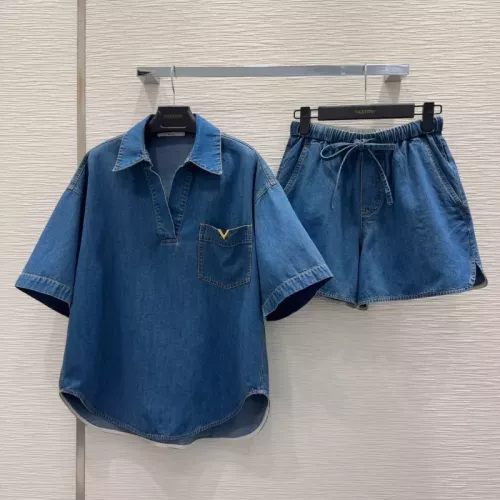 Valentino Tracksuits Short Sleeved For Women #1350906 $85.00 USD, Wholesale Replica Valentino Tracksuits