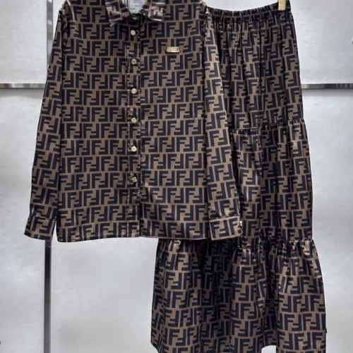 Fendi Tracksuits Long Sleeved For Women #1350915 $92.00 USD, Wholesale Replica Fendi Tracksuits