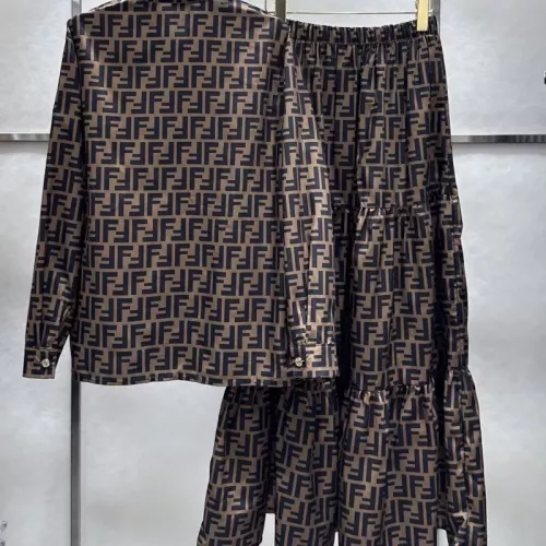 Replica Fendi Tracksuits Long Sleeved For Women #1350915 $92.00 USD for Wholesale