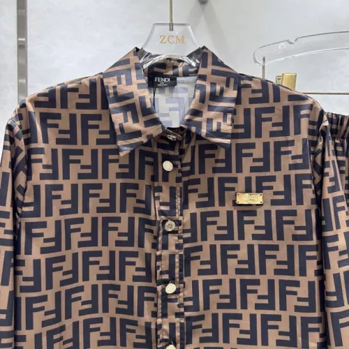 Replica Fendi Tracksuits Long Sleeved For Women #1350915 $92.00 USD for Wholesale