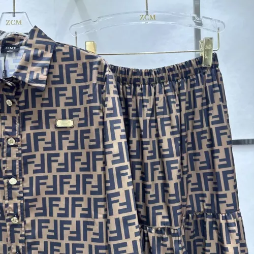 Replica Fendi Tracksuits Long Sleeved For Women #1350915 $92.00 USD for Wholesale