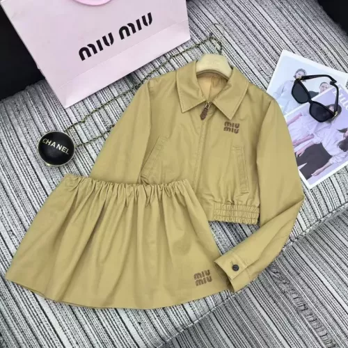 MIU MIU Tracksuits Long Sleeved For Women #1350993 $85.00 USD, Wholesale Replica MIU MIU Tracksuits