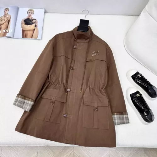 MIU MIU Jackets Long Sleeved For Women #1351022 $105.00 USD, Wholesale Replica MIU MIU Jackets