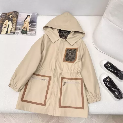 Fendi Coat Long Sleeved For Women #1351034 $108.00 USD, Wholesale Replica Fendi Coat