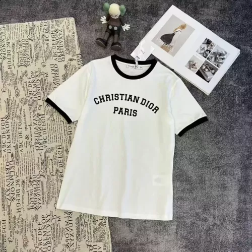 Christian Dior T-Shirts Short Sleeved For Women #1351045 $48.00 USD, Wholesale Replica Christian Dior T-Shirts
