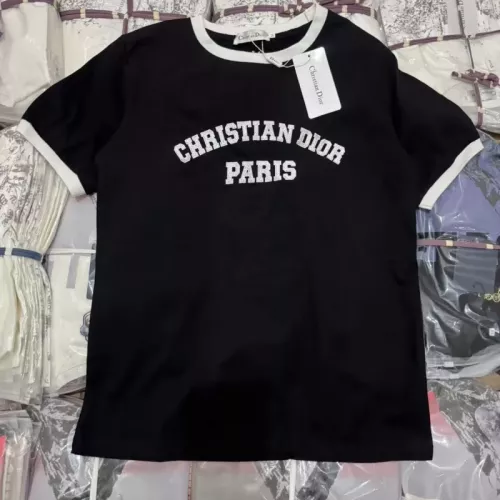 Christian Dior T-Shirts Short Sleeved For Women #1351046 $48.00 USD, Wholesale Replica Christian Dior T-Shirts