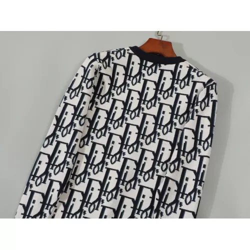 Replica Christian Dior Sweaters Long Sleeved For Men #1351089 $42.00 USD for Wholesale
