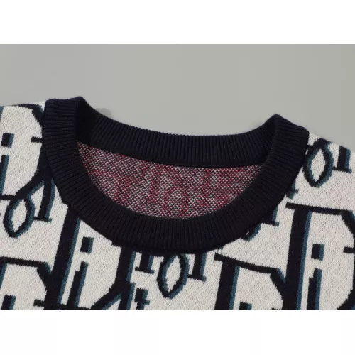 Replica Christian Dior Sweaters Long Sleeved For Men #1351089 $42.00 USD for Wholesale