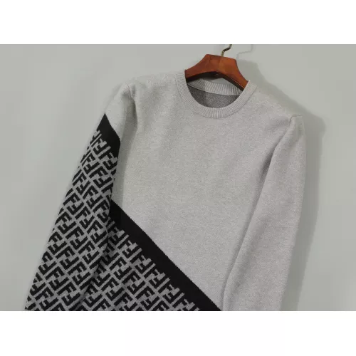 Replica Fendi Sweaters Long Sleeved For Men #1351103 $42.00 USD for Wholesale