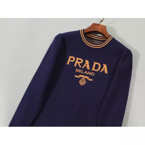 Replica Prada Sweaters Long Sleeved For Men #1351124 $42.00 USD for Wholesale