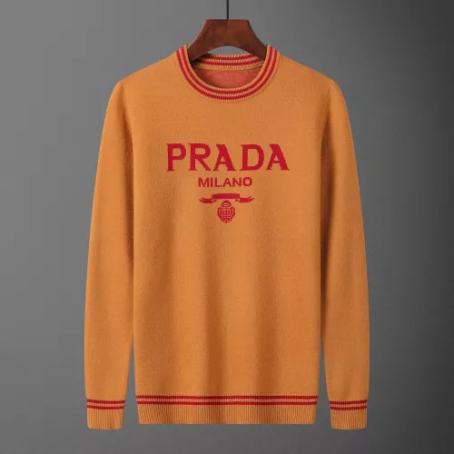 Prada Sweaters Long Sleeved For Men #1351125 $42.00 USD, Wholesale Replica Prada Sweaters