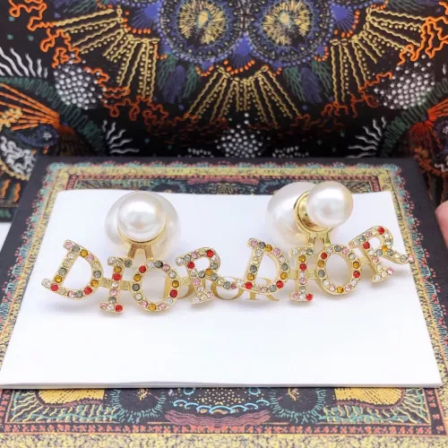 Replica Christian Dior Earrings For Women #1351184 $27.00 USD for Wholesale