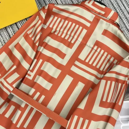 Replica Fendi Dresses Long Sleeved For Women #1351222 $85.00 USD for Wholesale