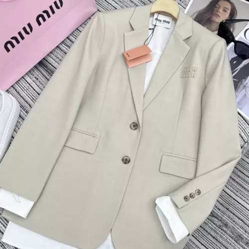 MIU MIU Jackets Long Sleeved For Women #1351236 $98.00 USD, Wholesale Replica MIU MIU Jackets
