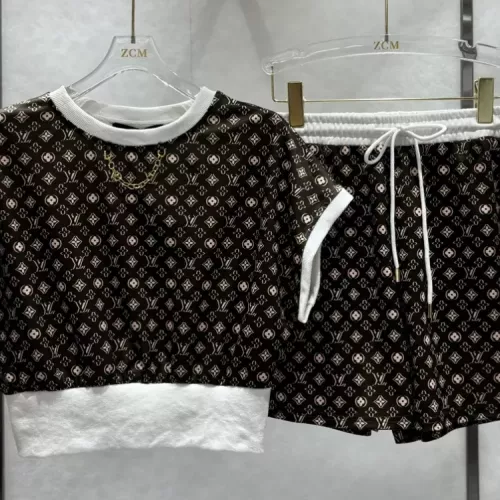 Louis Vuitton LV Tracksuits Short Sleeved For Women #1351273 $80.00 USD, Wholesale Replica Louis Vuitton LV Tracksuits
