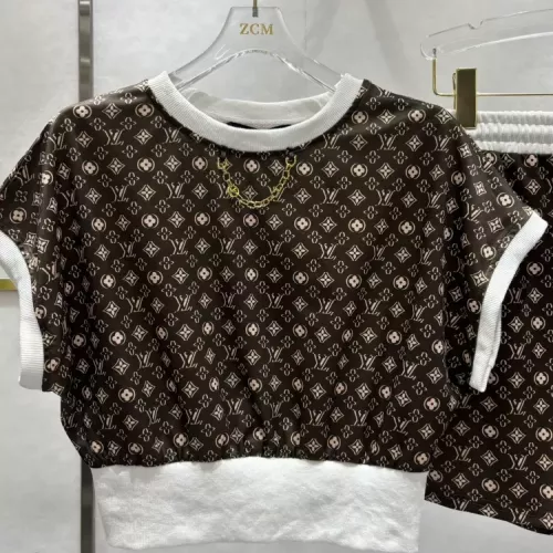 Replica Louis Vuitton LV Tracksuits Short Sleeved For Women #1351273 $80.00 USD for Wholesale