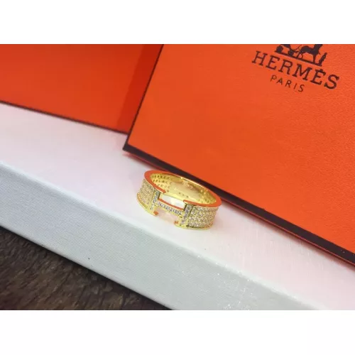 Hermes Rings In Gold #1351391 $27.00 USD, Wholesale Replica Hermes Rings