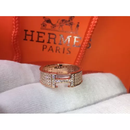 Hermes Rings In Rose Gold #1351392 $27.00 USD, Wholesale Replica Hermes Rings