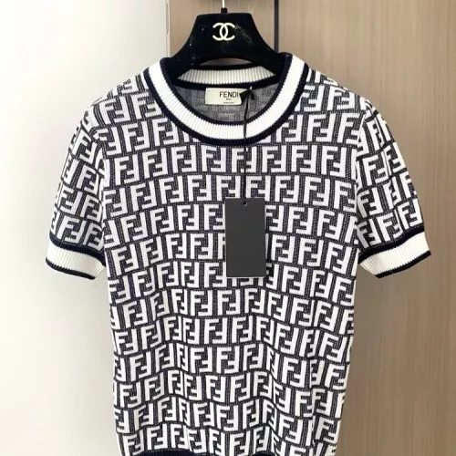 Fendi Sweaters Short Sleeved For Women #1351395 $98.00 USD, Wholesale Replica Fendi Sweaters