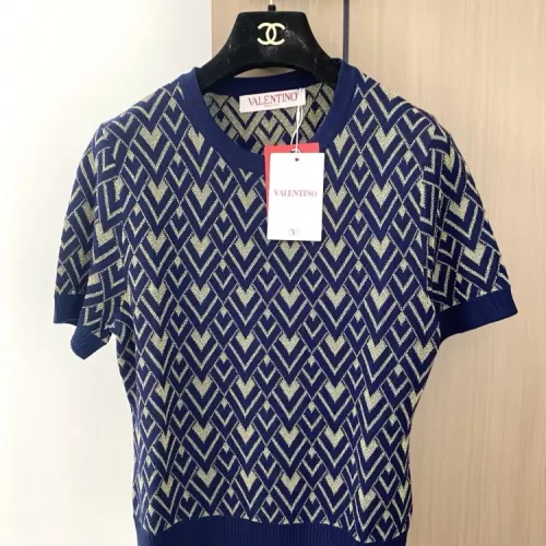 Valentino Sweaters Short Sleeved For Women #1351406 $96.00 USD, Wholesale Replica Valentino Sweaters