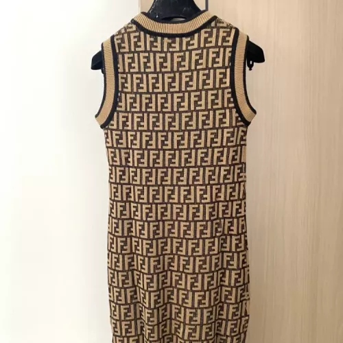 Replica Fendi Dresses Sleeveless For Women #1351417 $98.00 USD for Wholesale