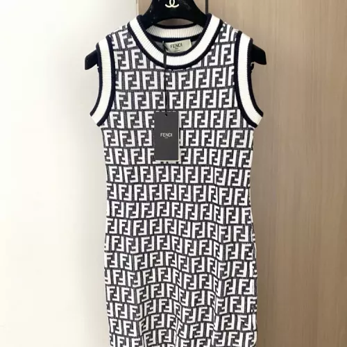 Fendi Dresses Sleeveless For Women #1351419 $98.00 USD, Wholesale Replica Fendi Dresses