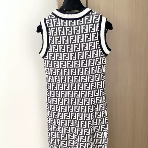 Replica Fendi Dresses Sleeveless For Women #1351419 $98.00 USD for Wholesale