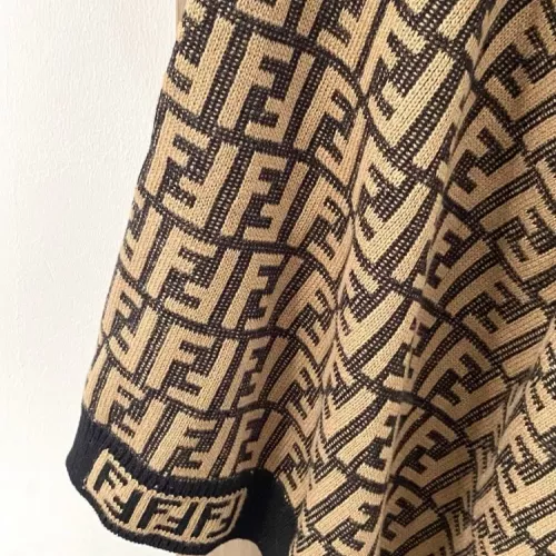 Replica Fendi Dresses Short Sleeved For Women #1351420 $100.00 USD for Wholesale
