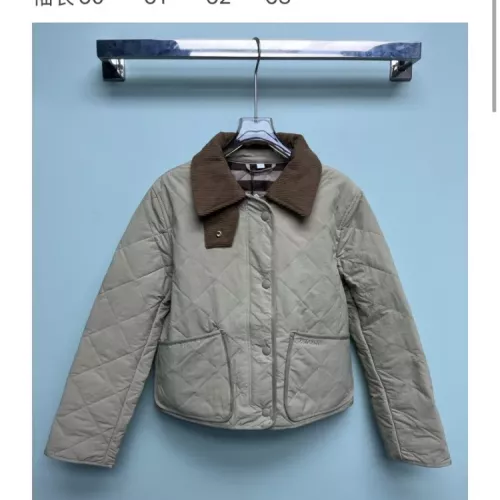 Replica Burberry Coats Long Sleeved For Women #1351424 $140.00 USD for Wholesale