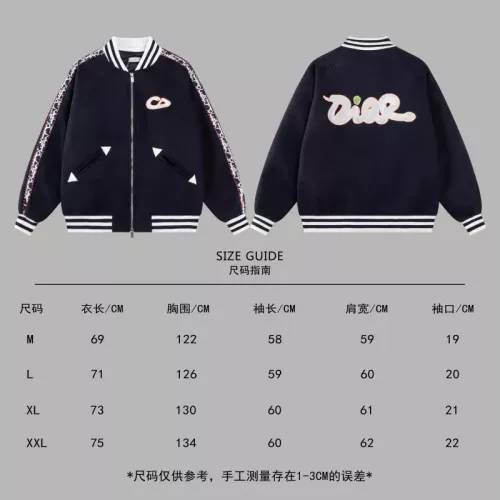 Replica Christian Dior Jackets Long Sleeved For Unisex #1351588 $80.00 USD for Wholesale