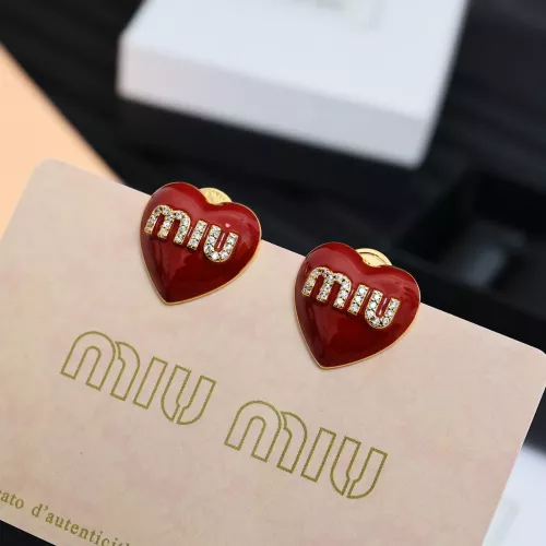 MIU MIU Earrings For Women #1351675 $27.00 USD, Wholesale Replica MIU MIU Earrings