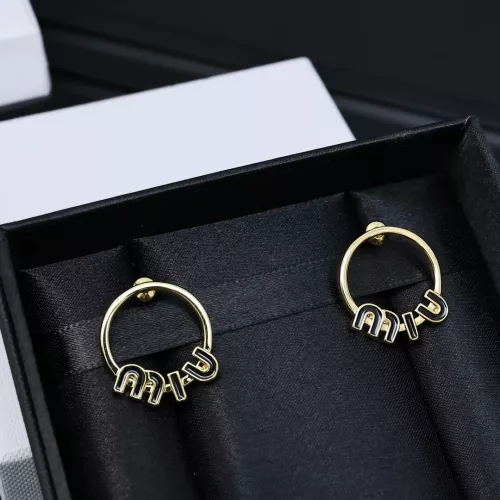MIU MIU Earrings For Women #1351678 $25.00 USD, Wholesale Replica MIU MIU Earrings