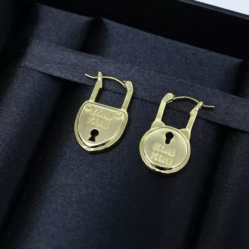 MIU MIU Earrings For Women #1351681 $25.00 USD, Wholesale Replica MIU MIU Earrings