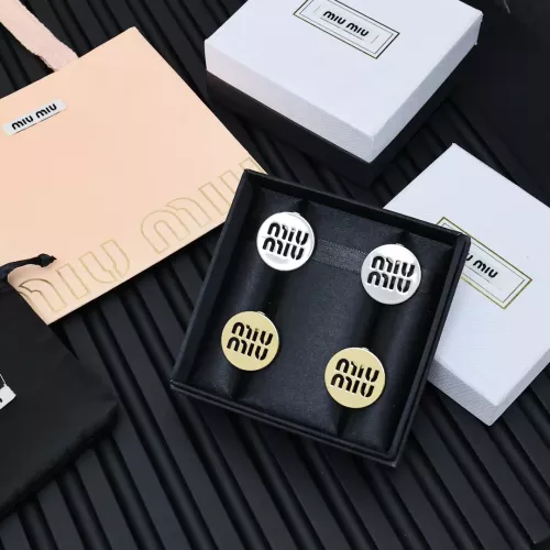 Replica MIU MIU Earrings For Women #1351684 $27.00 USD for Wholesale