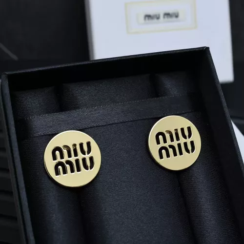 MIU MIU Earrings For Women #1351685 $27.00 USD, Wholesale Replica MIU MIU Earrings