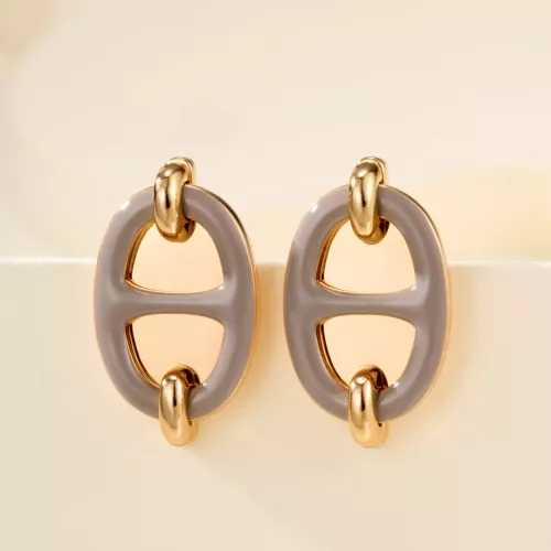 Hermes Earrings For Women #1351740 $56.00 USD, Wholesale Replica Hermes Earrings