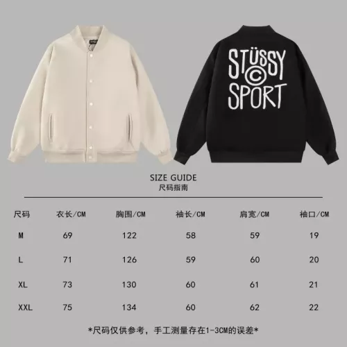 Replica Stussy Jackets Long Sleeved For Unisex #1351760 $76.00 USD for Wholesale
