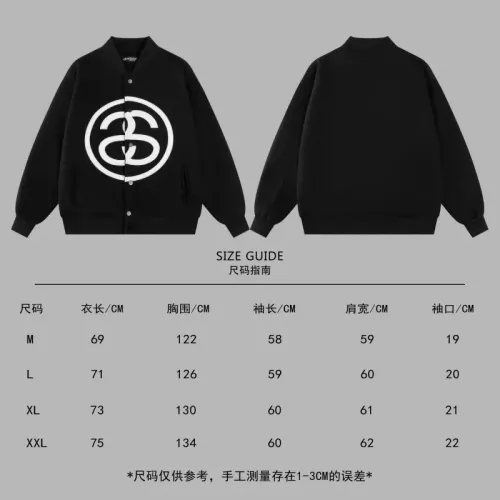 Replica Stussy Jackets Long Sleeved For Unisex #1351762 $80.00 USD for Wholesale