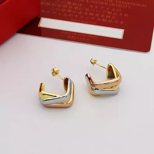 Replica Cartier Earrings For Women #1351772 $27.00 USD for Wholesale