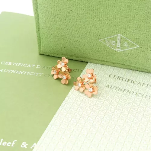 Replica Van Cleef & Arpels Earrings For Women #1351806 $29.00 USD for Wholesale
